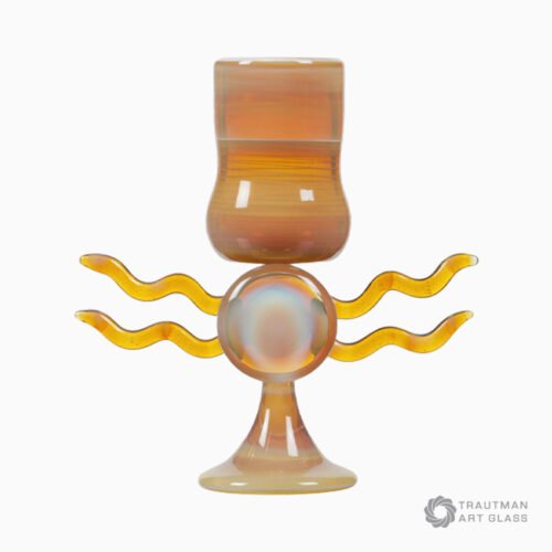 Yellow-Elvis-Trautman-Art-Glass-